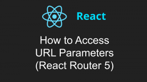 How to Access URL Parameters in ReactJS