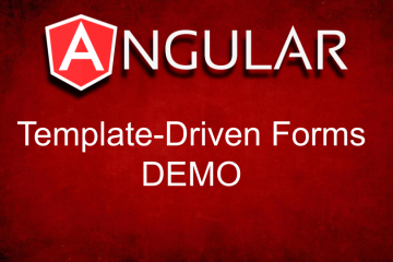 Angular Template-Driven Forms Demo