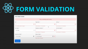 Custom Form Validation in ReactJS Step-by-Step